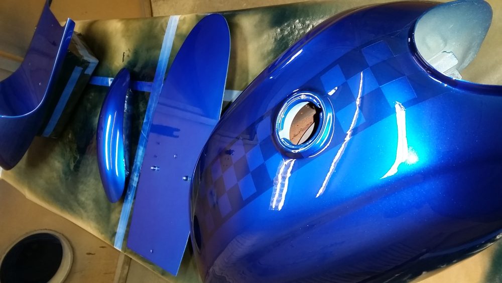 CANDY PAINTWORK ON HONDA CD200